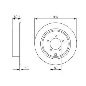 Compre Disco de travão da BOSCH 0 986 479 746 a um preço baixo por 58,55 €