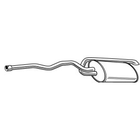 Compre Panela de escape traseira da VEGAZ BS-332 a um preço baixo por 124,85 €