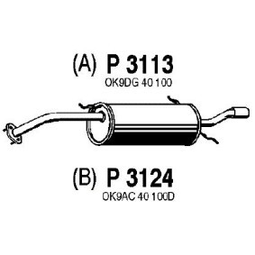 Compre Panela de escape traseira da VEGAZ KS-143 a um preço baixo por 192,30 €