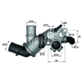 Osta Termostaatti, jäähdytysneste BEHR THERMOT-TRONIK:llä TI 41 89D edullisesti hintaan 32,04 €