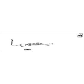 Acquista Kit di retrofit catalizzatore / filtro antiparticolato (sistema combinato) da HJS 93 14 9165 a buon mercato per soli 838,27 €