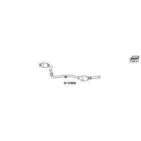 Acquista Kit di retrofit catalizzatore / filtro antiparticolato (sistema combinato) da HJS 93 13 9038 a buon mercato per soli 1081,53 €