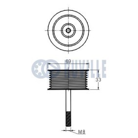 Acquista Braccio tenditore, Cinghia Poly-V da RUVILLE 55792 a buon mercato per soli 134,19 €