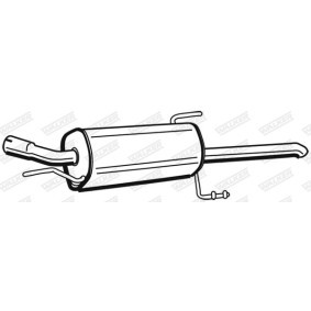 Compre Panela de escape traseira da WALKER 72359 a um preço baixo por 74,65 €