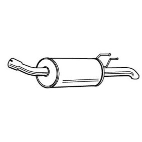 Compre Panela de escape de VEGAZ online para Scorpio II Carrinha (GNR, GGR) a preços moderados
