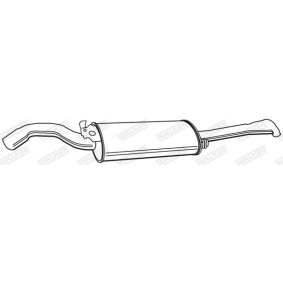 Compre Panela de escape traseira da WALKER 21907 a um preço baixo por 71,98 €