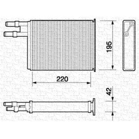 Acquista Radiatore motore da MAGNETI MARELLI 350213138600 a buon mercato per soli 275,60 €