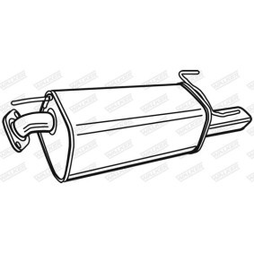 Compre Panela de escape traseira da WALKER 22524 a um preço baixo por 336,75 €