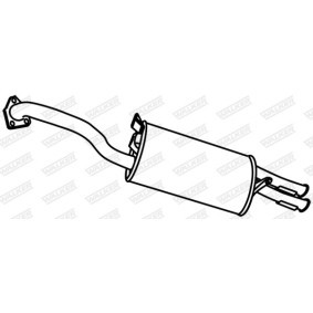 Endschalldämpfer von WALKER 14693