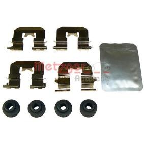 Compre Kit de acessórios, pastilhas de travão da METZGER 109-1856 a um preço baixo por 17,19 €
