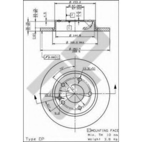 Comprar Disco de freno de METZGER 15370 V a bajo precio de 41,59 €