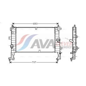 Achetez des Intercooler AVA COOLING SYSTEMS FT4112 à prix pour 1052,17 €