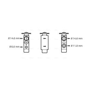 Expansionsventil, Klimaanlage von AVA COOLING SYSTEMS JR1046