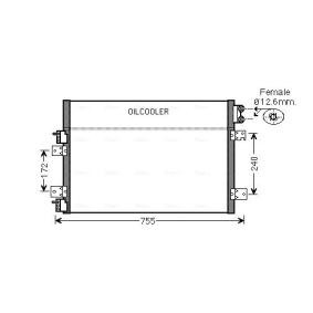Achetez des Condenseur, climatisation AVA COOLING SYSTEMS CRA5113 à prix pour 186,14 €