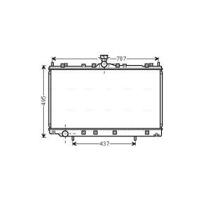 Acquista Radiatore motore da AVA COOLING SYSTEMS MT2215 a buon mercato per soli 179,92 €