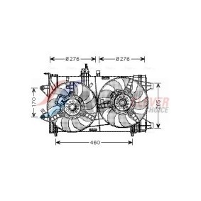 Achetez des Intercooler AVA COOLING SYSTEMS FT4389 à prix pour 201,49 €