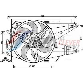 Achetez des Condenseur, climatisation AVA COOLING SYSTEMS CR5038 à prix pour 1052,17 €