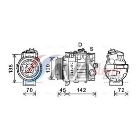 Klimakompressor für MITSUBISHI von AVA COOLING SYSTEMS