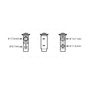 Expansionsventil, Klimaanlage für MINI von AVA COOLING SYSTEMS