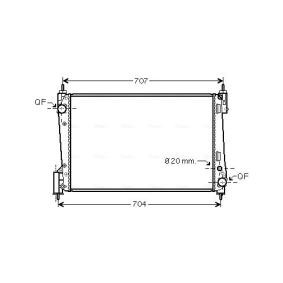 Achetez des Radiateur du moteur AVA COOLING SYSTEMS FTA2311 à prix pour 166,69 €