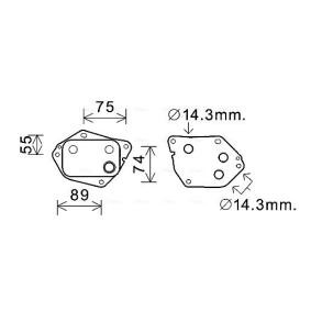 Kjøp Oljekjøler, motorolje av AVA COOLING SYSTEMS HY3288 til den lave prisen 635,22 NOK