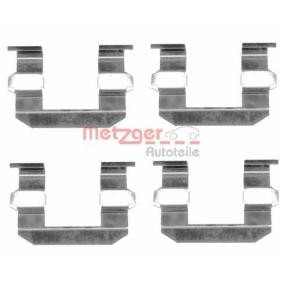 Comprar Kit de accesorios, pastillas de frenos de METZGER 109-1645 a bajo precio de 10,30 €