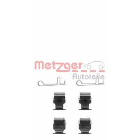 Compre Kit de acessórios, pastilhas de travão da METZGER 109-1604 a um preço baixo por 11,20 €