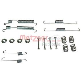 Comprar Juego de accesorios, zapatas de freno de METZGER 105-0822 a bajo precio de 4,89 €
