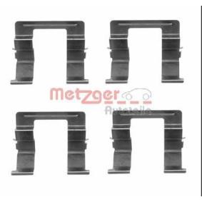 Compre Kit de acessórios, pastilhas de travão da METZGER 109-1605 a um preço baixo por 10,45 €