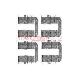 Compre Kit de acessórios, pastilhas de travão da METZGER 109-1734 a um preço baixo por 12,59 €