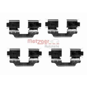 Compre Kit de acessórios, pastilhas de travão da METZGER 109-1653 a um preço baixo por 10,55 €
