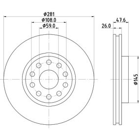 Wasserpumpe von HELLA 8MP 376 802-491