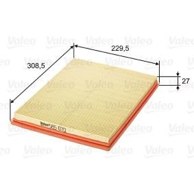 Comprar Filtro de aire de VALEO 585070 a bajo precio de 10,43 €