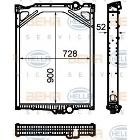 Kühler, Motorkühlung 8MK 376 792-161 für VOLVO