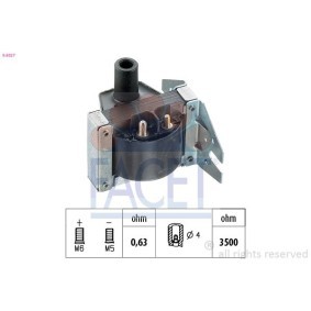 Achetez des Bobine d'allumage FACET 9.6370 à prix pour 78,25 €