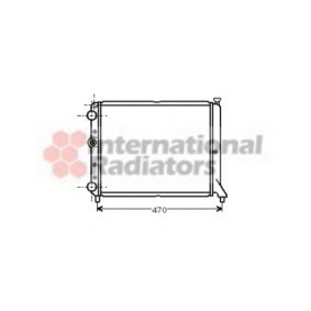 Achetez des Radiateur du moteur VAN WEZEL 17002152 à prix pour 439,47 €