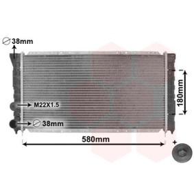 Kjøp Radiator, motorkjøling av VAN WEZEL 58002123 til den lave prisen 1847,70 NOK