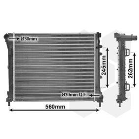 Achetez des Radiateur du moteur VAN WEZEL 17002387 à prix pour 110,71 €
