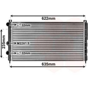 Achetez des Radiateur du moteur VAN WEZEL 76002003 à prix pour 103,09 €