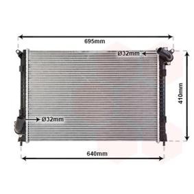 Kjøp Radiator, motorkjøling av VAN WEZEL 06002307 til den lave prisen 1736,52 NOK