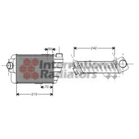 Kjøp Intercooler av VAN WEZEL 58004158 til den lave prisen 5389,42 NOK