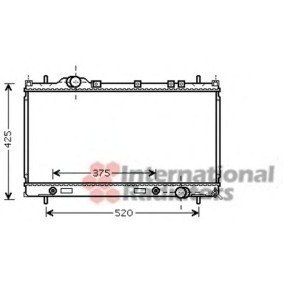 Achetez des Radiateur du moteur VAN WEZEL 07002086 à prix pour 228,76 €