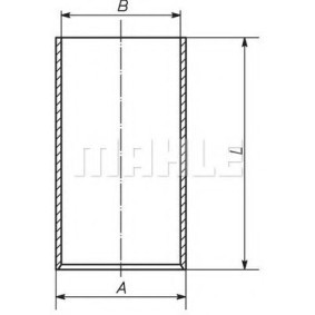Compre Camisa de cilindro da MAHLE ORIGINAL 043WV11 a um preço baixo por 68,13 €