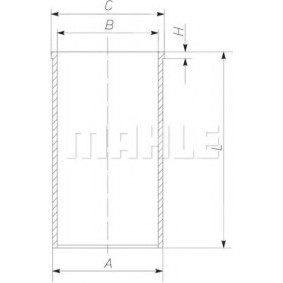 Acquista Canna cilindro da MAHLE ORIGINAL 029WV23 a buon mercato per soli 61,89 €