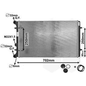 Kjøp Radiator, motorkjøling av VAN WEZEL 03002129 til den lave prisen 1417,38 NOK
