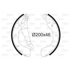 Comprar Juego de zapatas de frenos de VALEO 562078 a bajo precio de 20,32 €