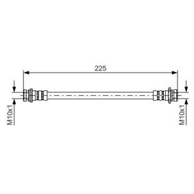 Compre Tubo flexível de travão da BOSCH 1 987 481 387 a um preço baixo por 12,20 €