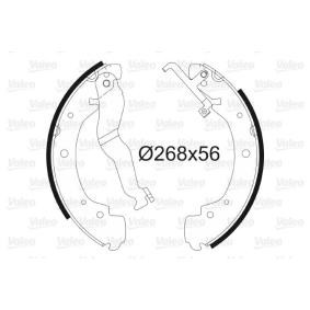 Compre Jogo de maxilas de travão da VALEO 562576 a um preço baixo por 75,15 €