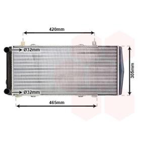 Achetez des Radiateur du moteur VAN WEZEL 76002004 à prix pour 63,75 €