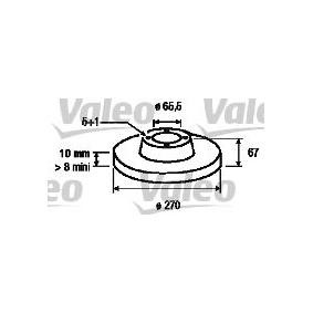 Comprar Disco de freno de VALEO 186190 a bajo precio de 87,95 €